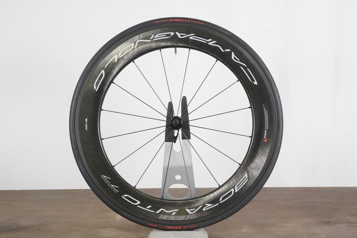 FRONT Campagnolo Bora WTO 77 Carbon Tubeless Clincher Rim Brake Wheel