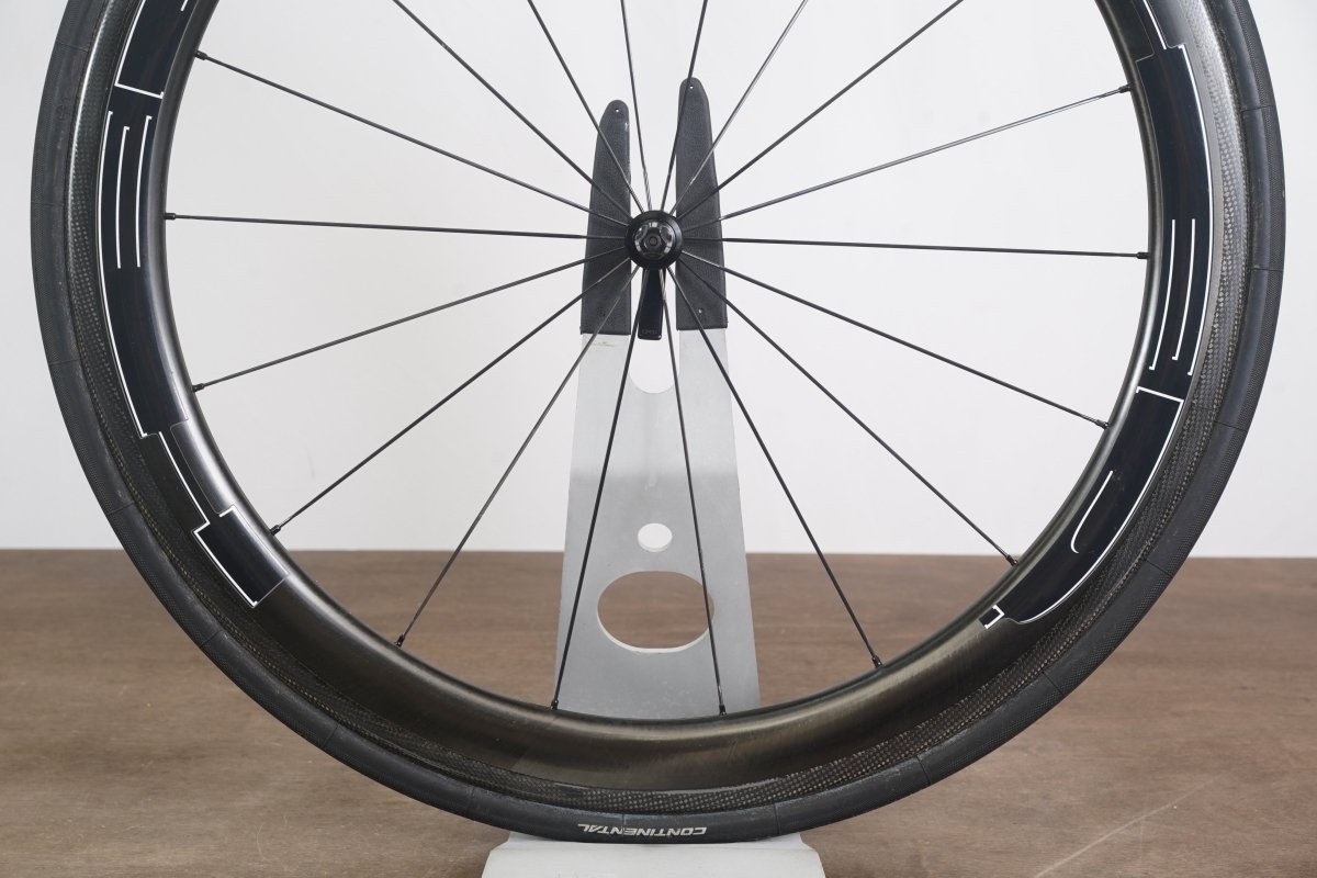 HED Jet 5 SCT CycleOps G3 Carbon Tubular Rim Brake Road Wheelset 11 Speed