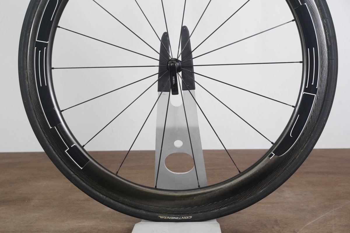 HED Jet 5 SCT CycleOps G3 Carbon Tubular Rim Brake Road Wheelset 11 Speed