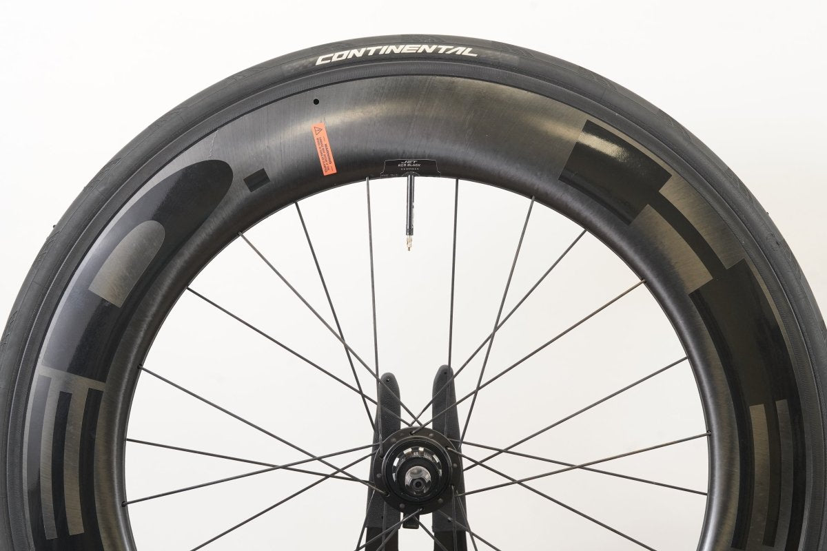 HED Jet RC9 Black Carbon Tubeless Clincher Rim Brake Wheelset 11 Speed