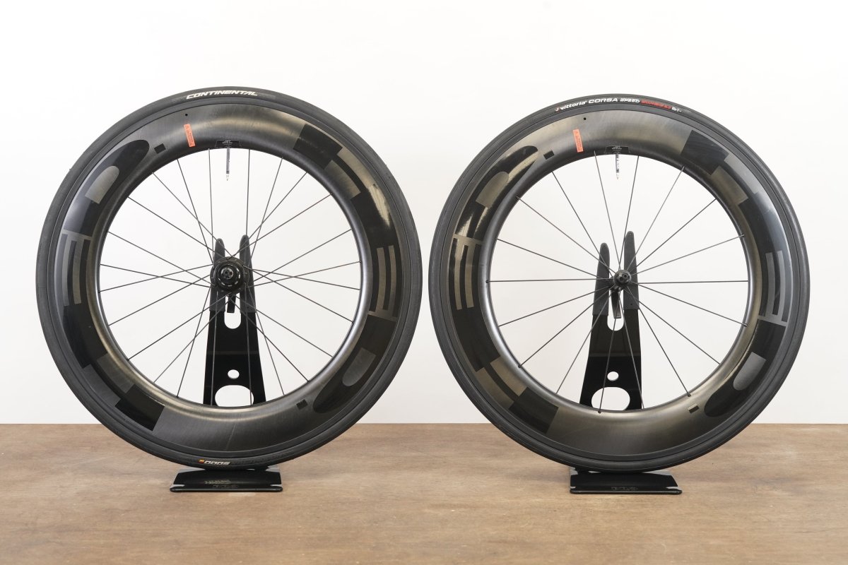 HED Jet RC9 Black Carbon Tubeless Clincher Rim Brake Wheelset 11 Speed
