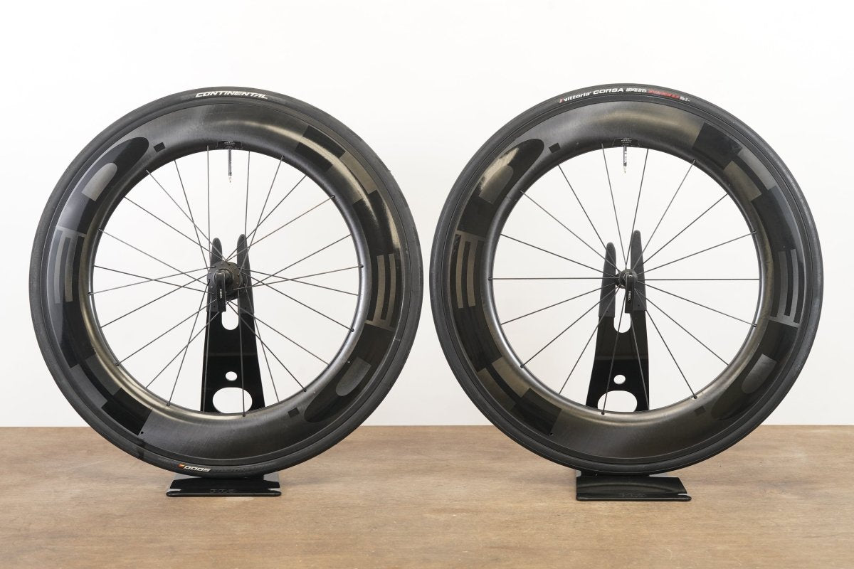 HED Jet RC9 Black Carbon Tubeless Clincher Rim Brake Wheelset 11 Speed