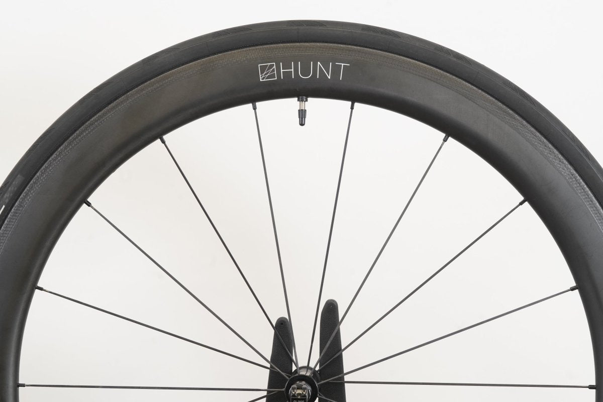Hunt 50 Carbon Aero Wide Tubeless Clincher Rim Brake Wheelset SRAM XDR Speed