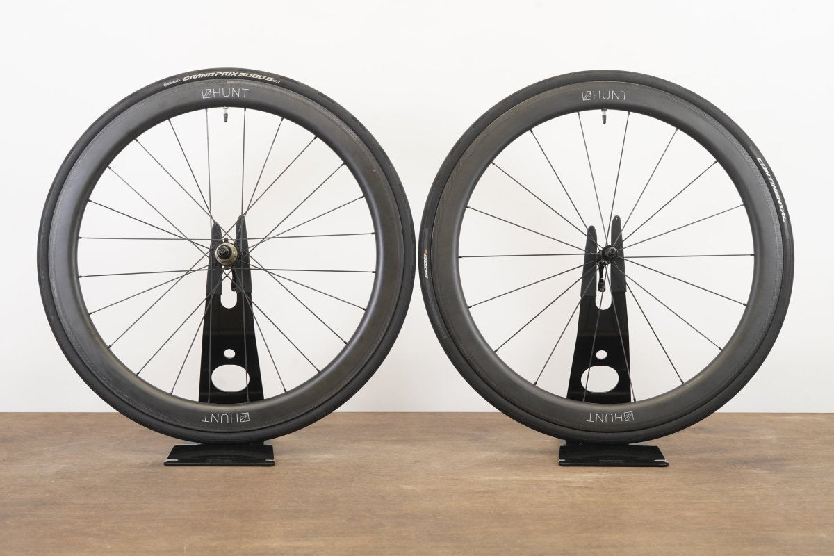 Hunt 50 Carbon Aero Wide Tubeless Clincher Rim Brake Wheelset SRAM XDR Speed
