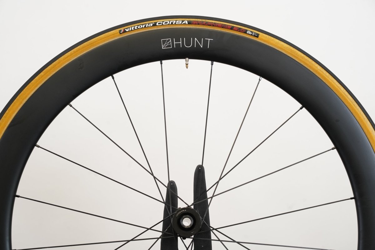Hunt 50 Carbon Tubeless Clincher Disc Brake Wheelset SRAM XDR 12 Speed