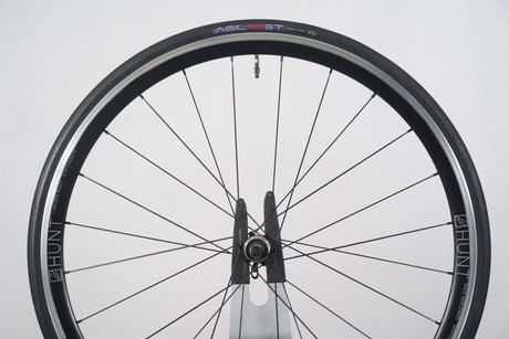 Hunt Race Aero Alloy Tubeless Clincher Rim Brake Wheelset Shimano/SRAM 11 Speed