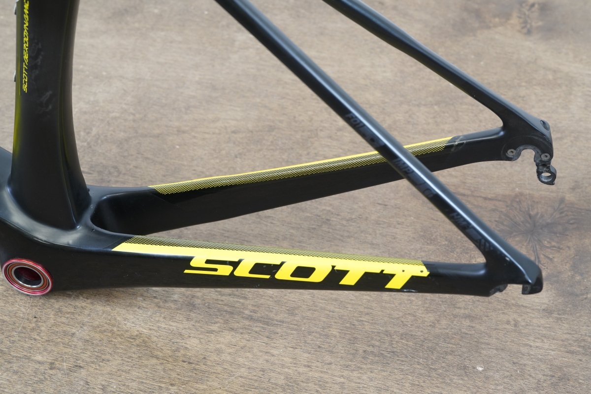 L (56cm) Scott Foil 10 Di2 Carbon Aero Rim Brake Road Frameset *Repaired*