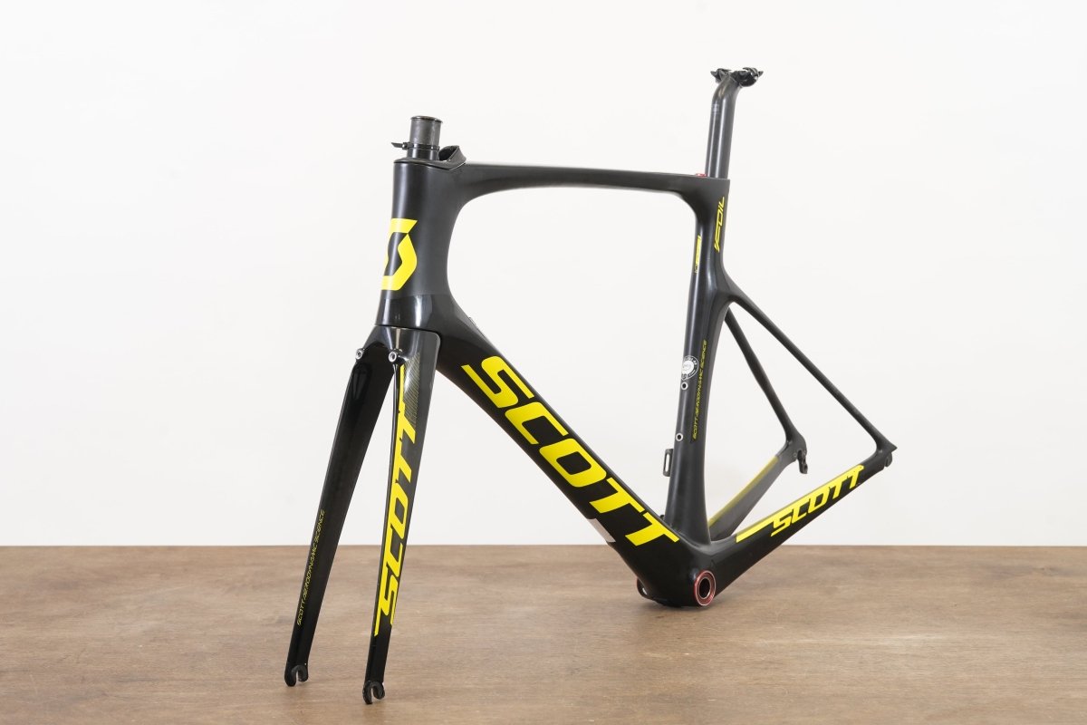 L (56cm) Scott Foil 10 Di2 Carbon Aero Rim Brake Road Frameset *Repaired*