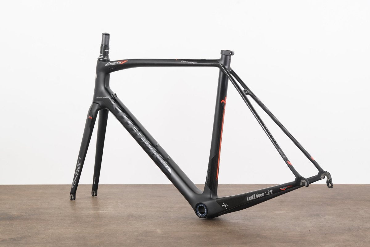 L (Large) Wilier Triestina Zero 7 Carbon Rim Brake Road Frameset Zero.7