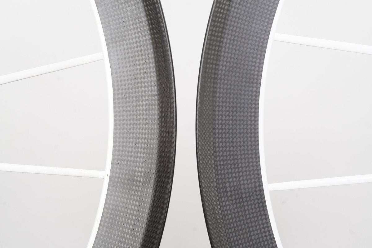 Lightweight Meilenstein Weiss Edition Carbon Clincher Rim Wheelset 11 Speed