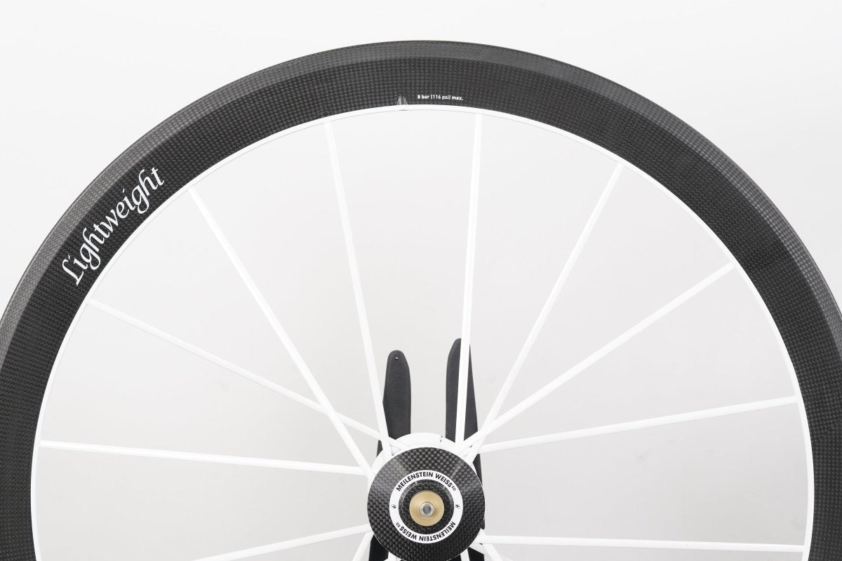 Lightweight Meilenstein Weiss Edition Carbon Clincher Rim Wheelset 11 Speed