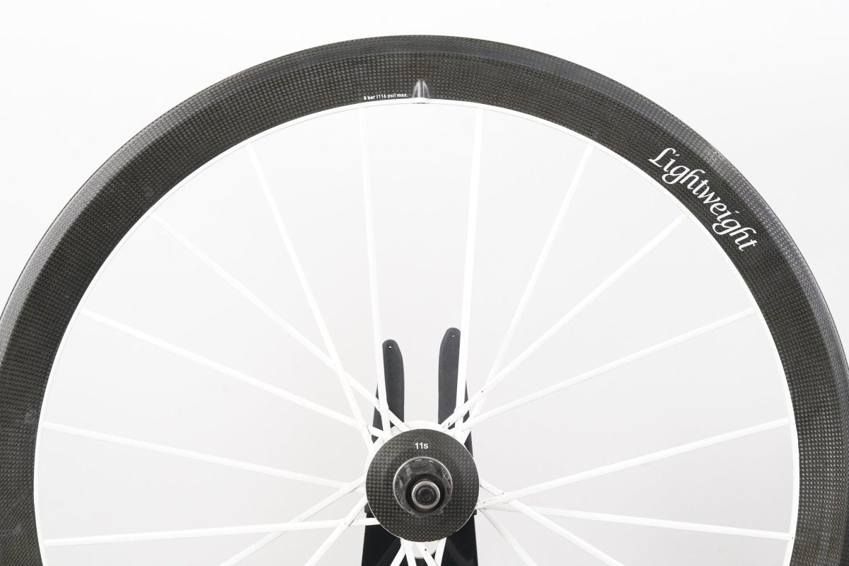 Lightweight Meilenstein Weiss Edition Carbon Clincher Rim Wheelset 11 Speed