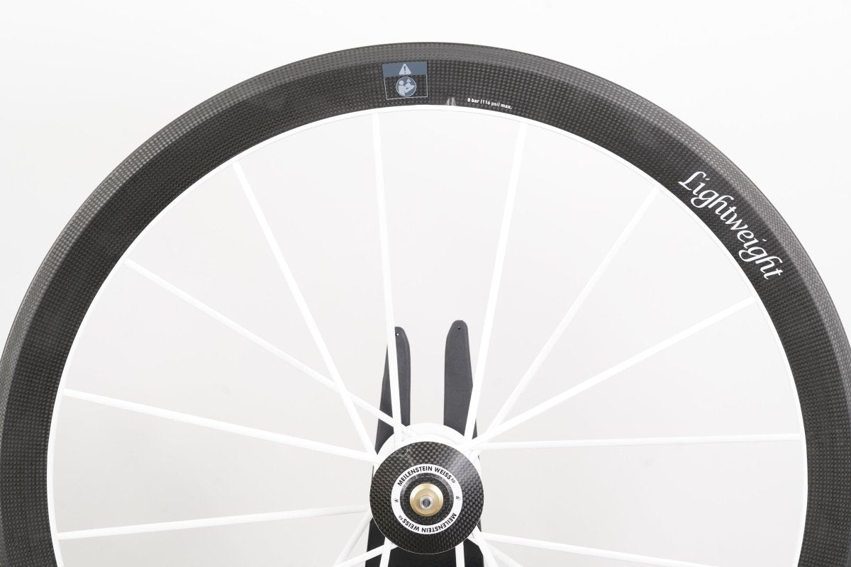 Lightweight Meilenstein Weiss Edition Carbon Clincher Rim Wheelset 11 Speed