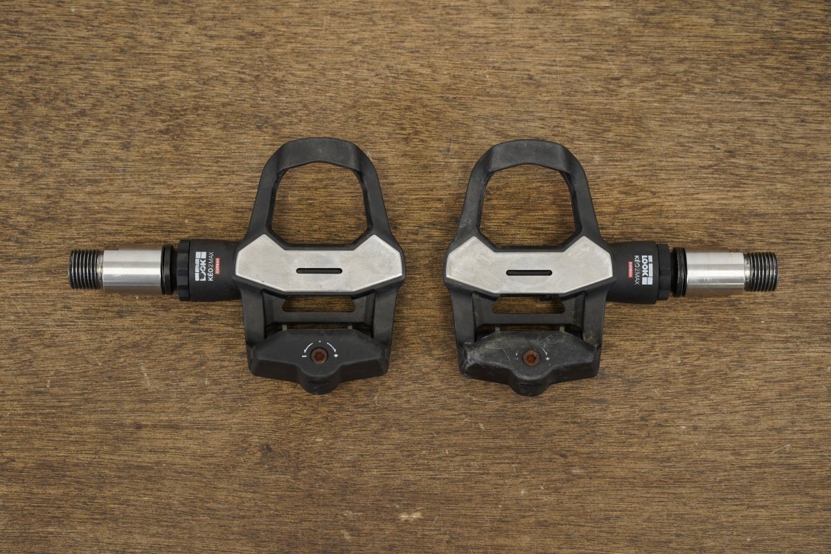 LOOK Keo 2 MAX Carbon Clipless Road Pedals + Extensions 308g