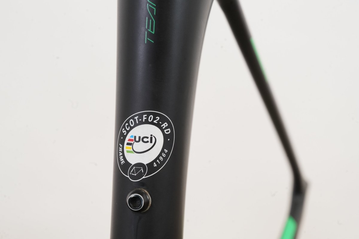 M (54cm) Scott Foil Team Di2 Carbon Aero Rim Brake Road Frameset + Cockpit