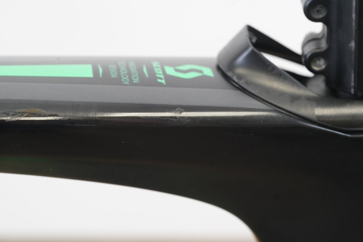 M (54cm) Scott Foil Team Di2 Carbon Aero Rim Brake Road Frameset + Cockpit