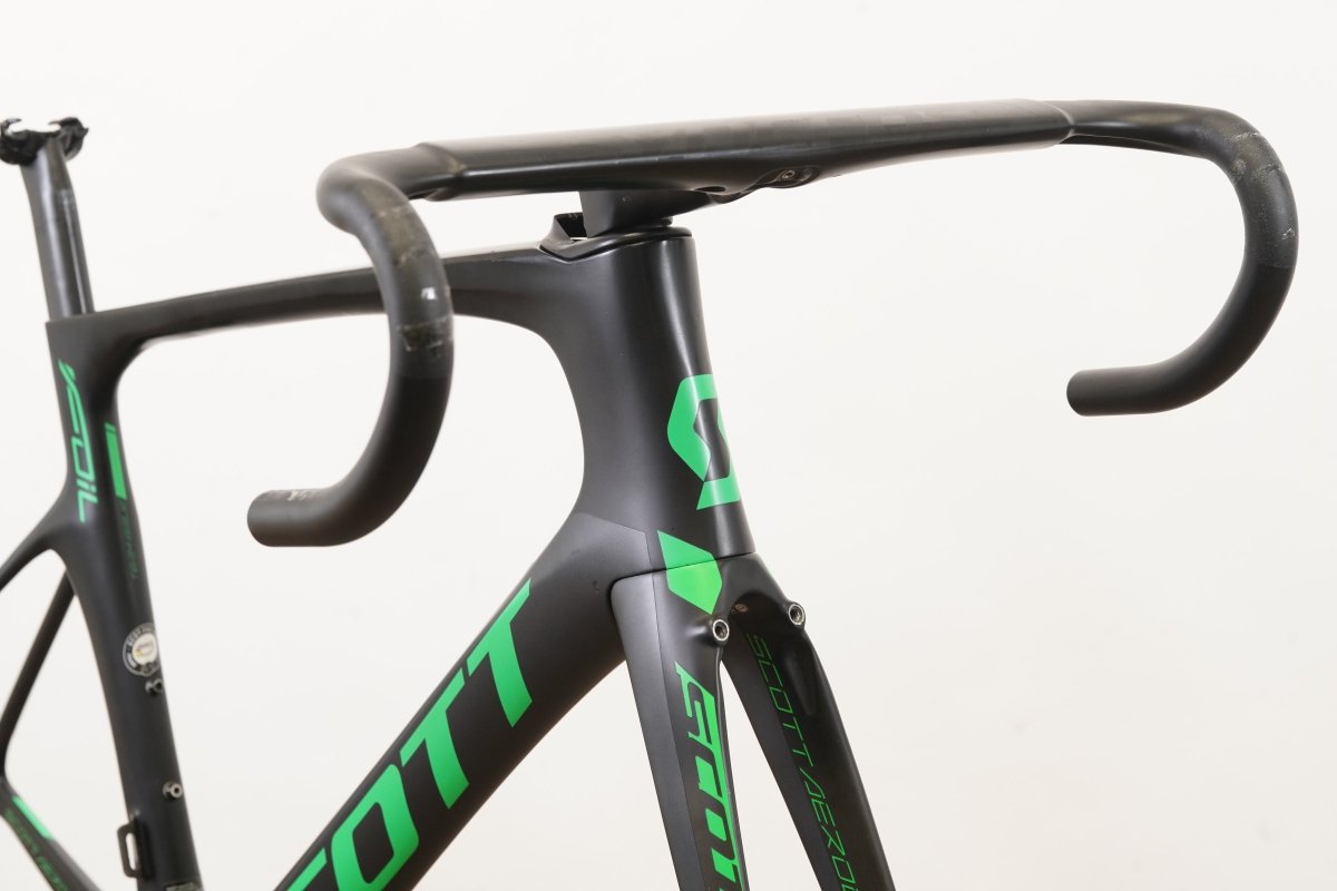 M (54cm) Scott Foil Team Di2 Carbon Aero Rim Brake Road Frameset + Cockpit