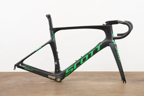 M (54cm) Scott Foil Team Di2 Carbon Aero Rim Brake Road Frameset + Cockpit