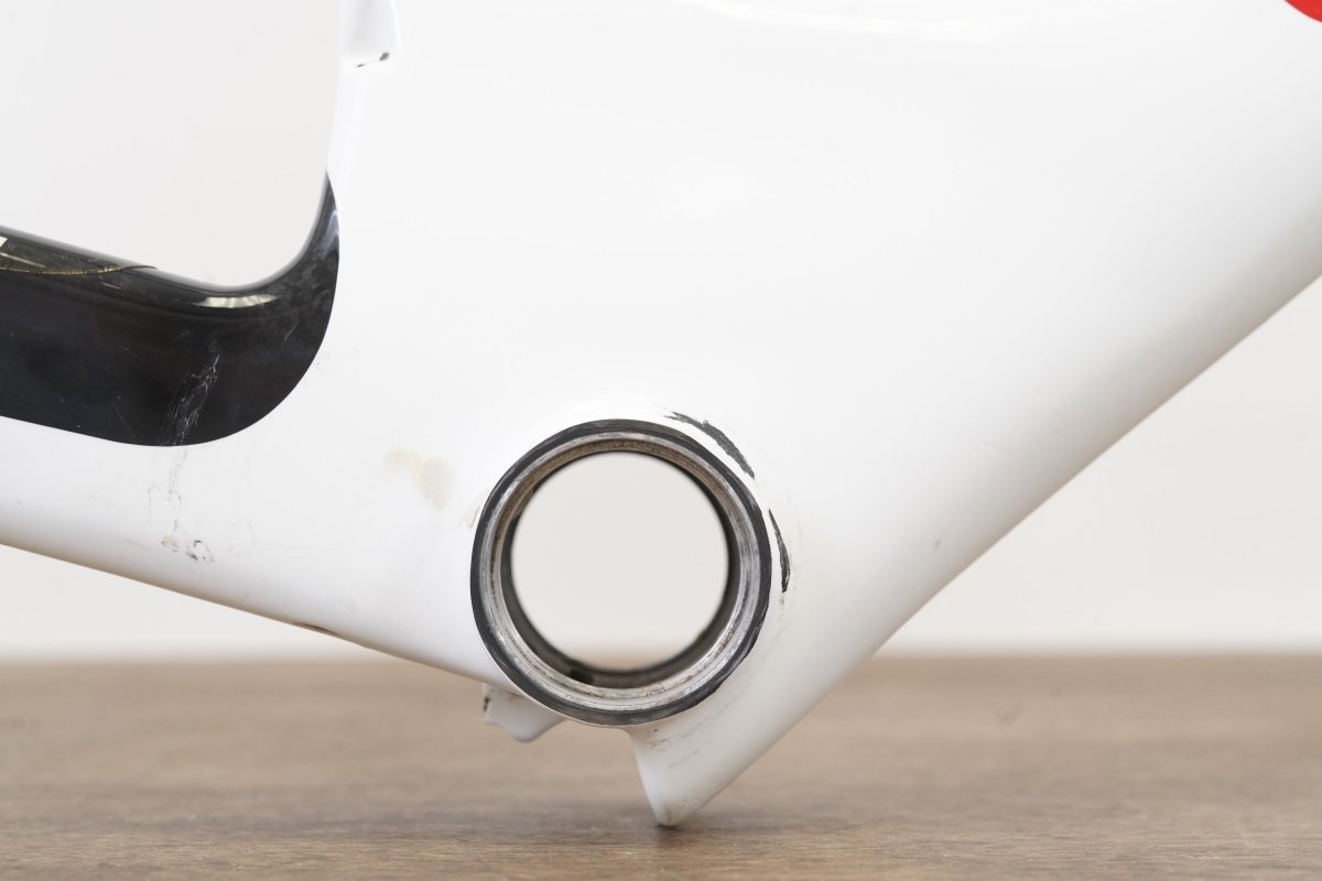 M (Medium) Giant Trinity Carbon Rim Brake TT Triathlon Frameset + Cockpit