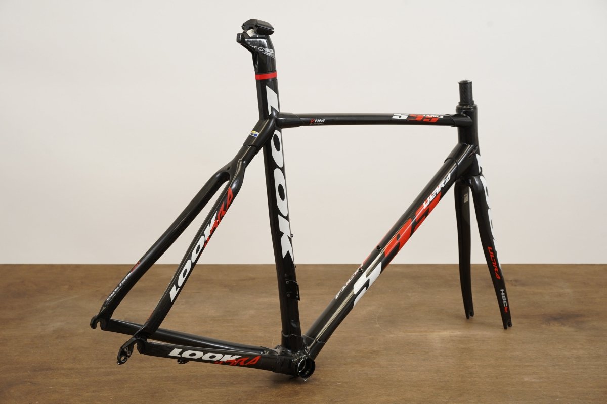 M (Medium) LOOK 595 Ultra Carbon Rim Brake Road Frameset *Repaired*