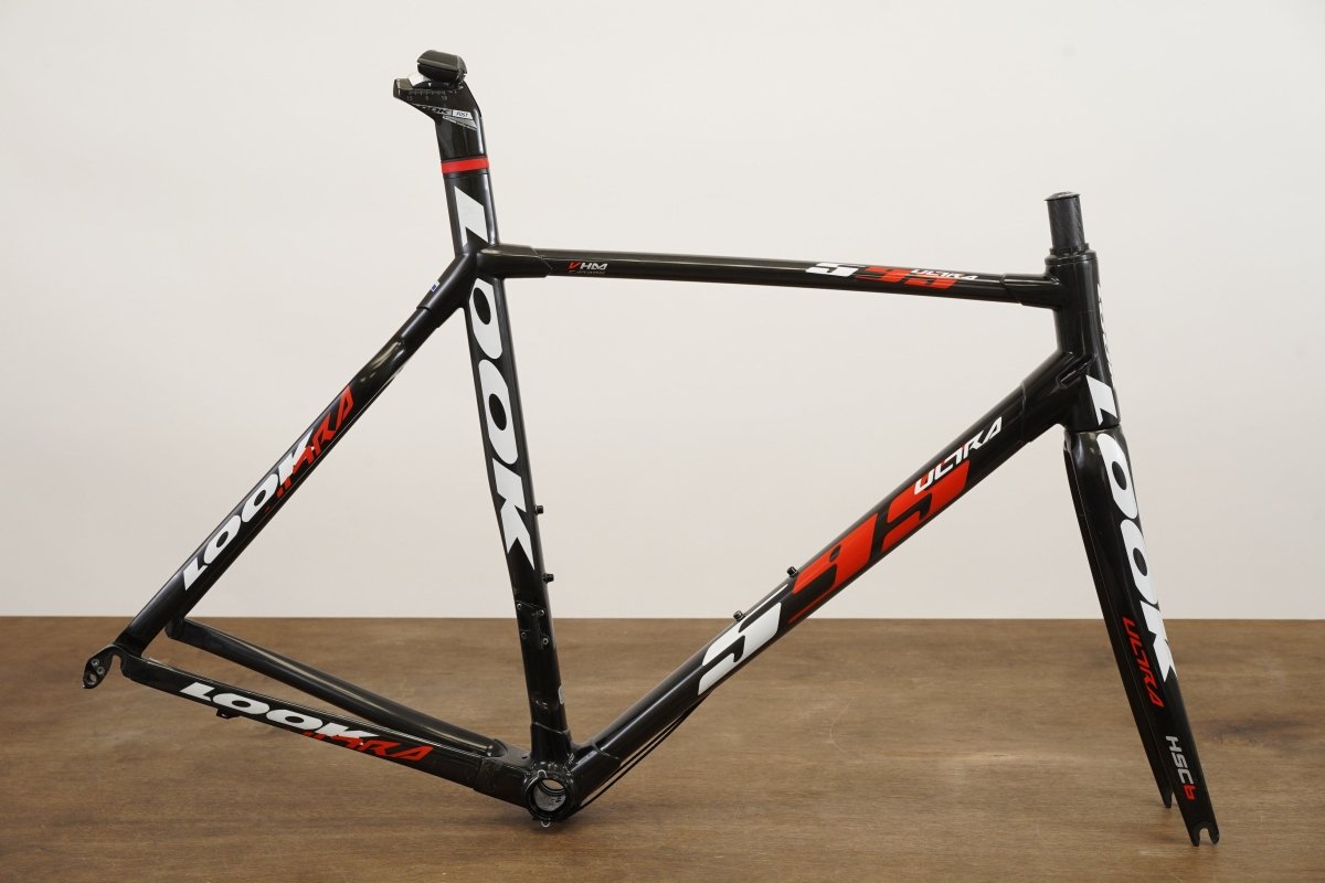 M (Medium) LOOK 595 Ultra Carbon Rim Brake Road Frameset *Repaired*