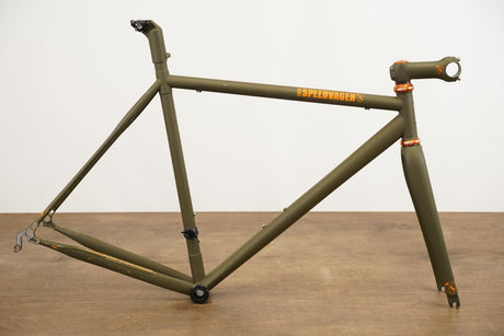 M (Medium) Speedvagen Steel Road Rim Brake eTap Frameset *Custom Geometry*
