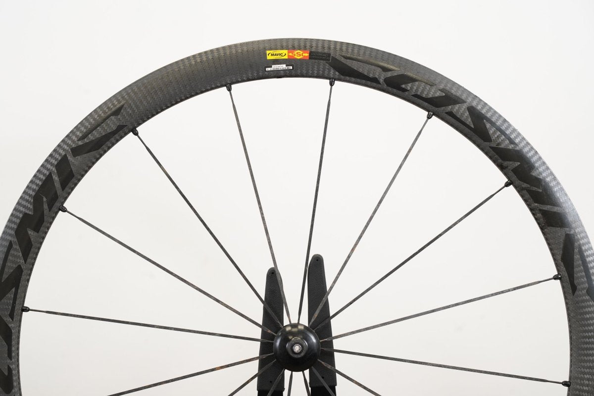 Mavic Cosmic Carbone 40 Carbon Clincher Rim Brake Wheelset 11 Speeed