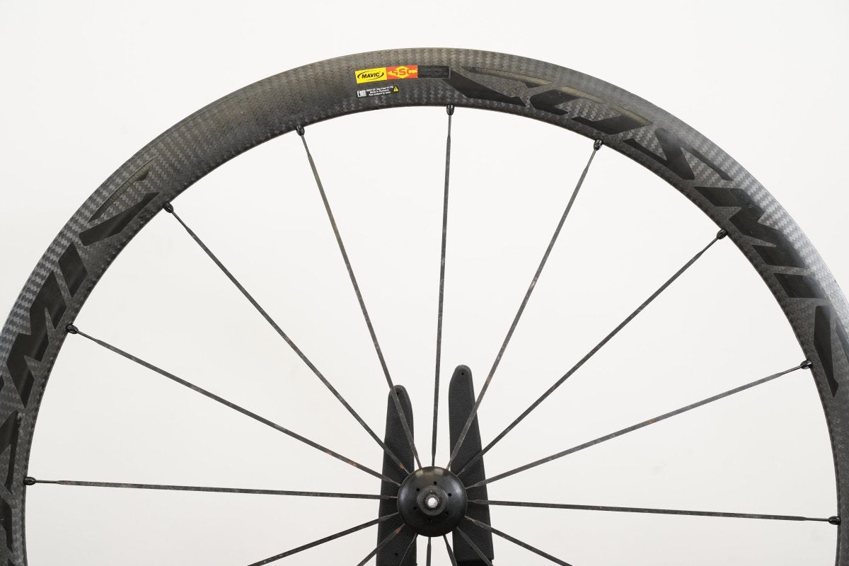 Mavic Cosmic Carbone 40 Carbon Clincher Rim Brake Wheelset 11 Speeed