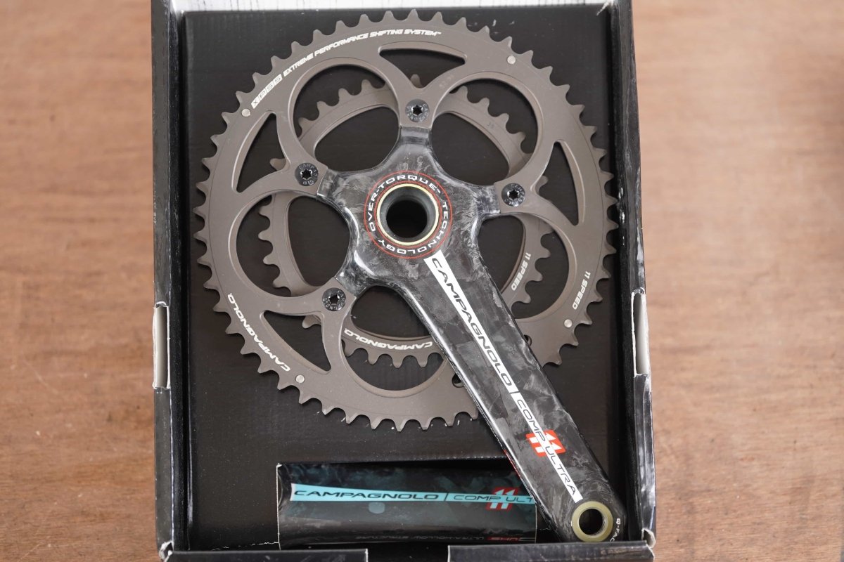 NEW 175mm 52/36 Campagnolo Comp Ultra 11 Speed Carbon Crankset