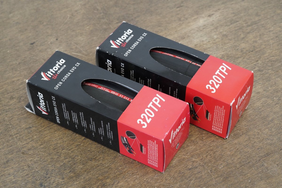 NEW (2) 700x23C 23mm Vittoria Open Corsa EVO CX 320 TPI Clincher Road Tires