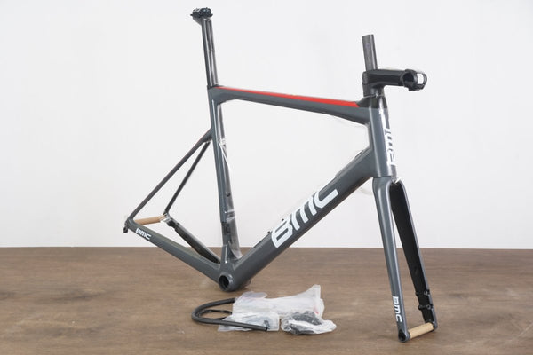 NEW 2019 58cm BMC Teammachine SLR01 Disc Team MOD Frameset GRY-RED