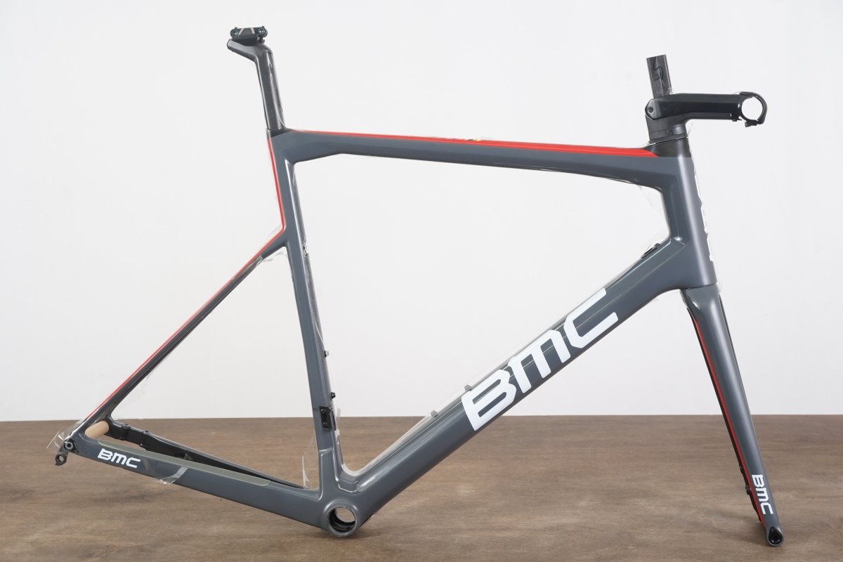 NEW 2019 61cm BMC Teammachine SLR01 Disc Team MOD Frameset GRY-RED-BLK