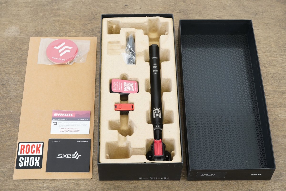 NEW 27.2mm RockShox Reverb XPLR AXS 50mm 0 Setback Wireless Dropper Seatpost