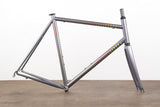 NEW 58cm Pegoretti Duende Mezzatazza Steel Rim Brake Frameset + Falz Fork