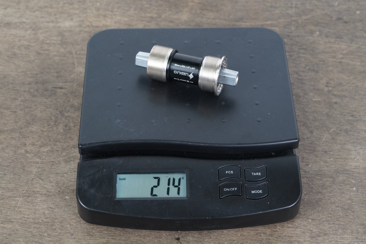 Origin8 103mm 68mm BSA Threaded Square Taper Bottom Bracket 214g