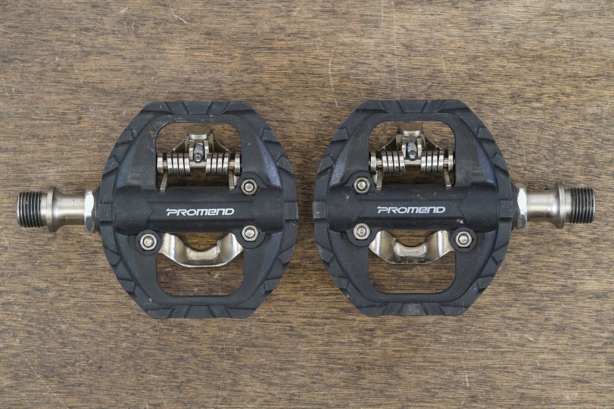 Promennd PD-F91 Dual Flat SPD Clipless Road CX MTB Pedals 295g