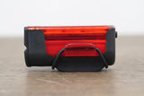 Red Lezyne Strip Pro 400+ USB Led Rear Light + Mount Cycling Road Gravel CX Bike