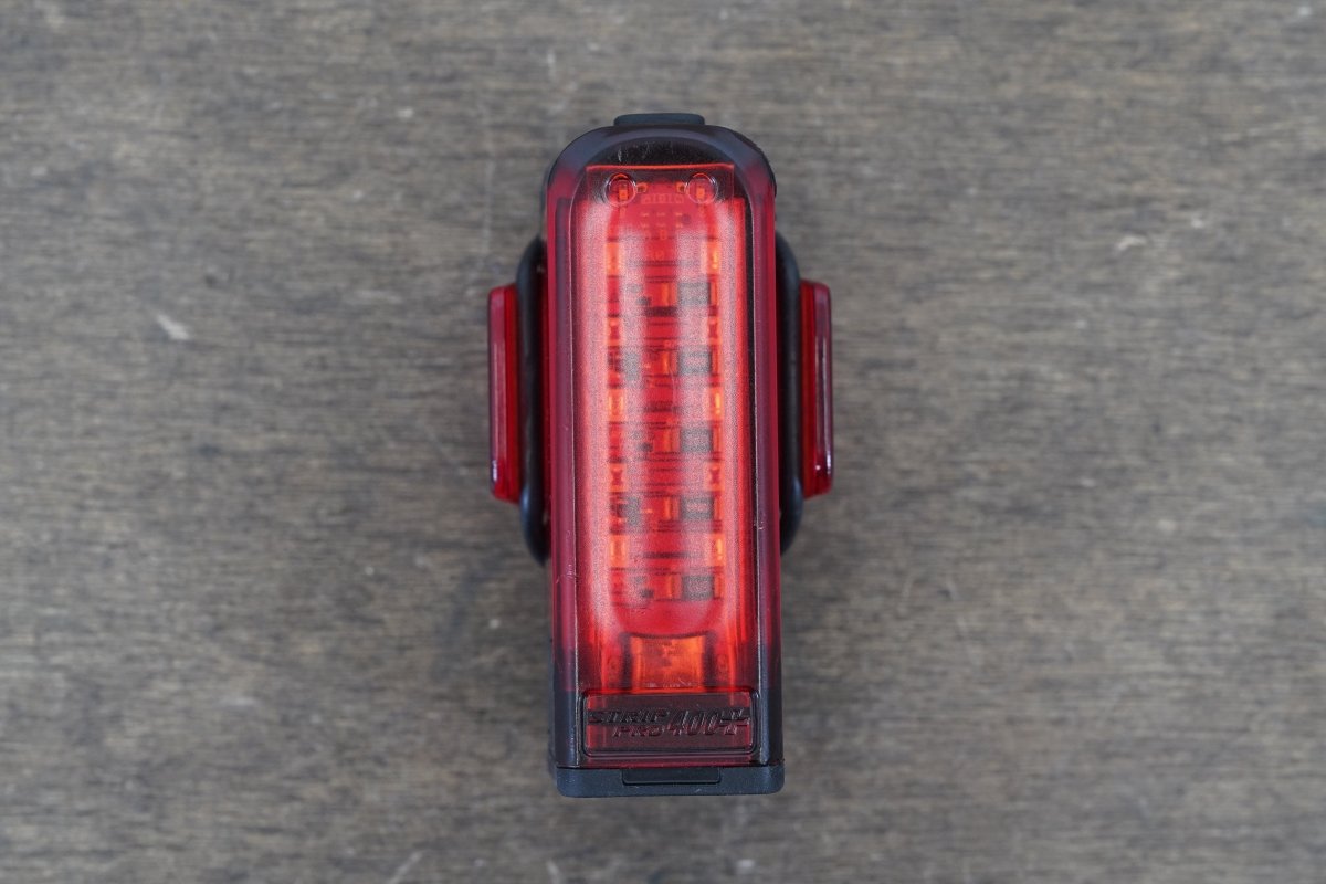 Red Lezyne Strip Pro 400+ USB Led Rear Light + Mount Cycling Road Gravel CX Bike