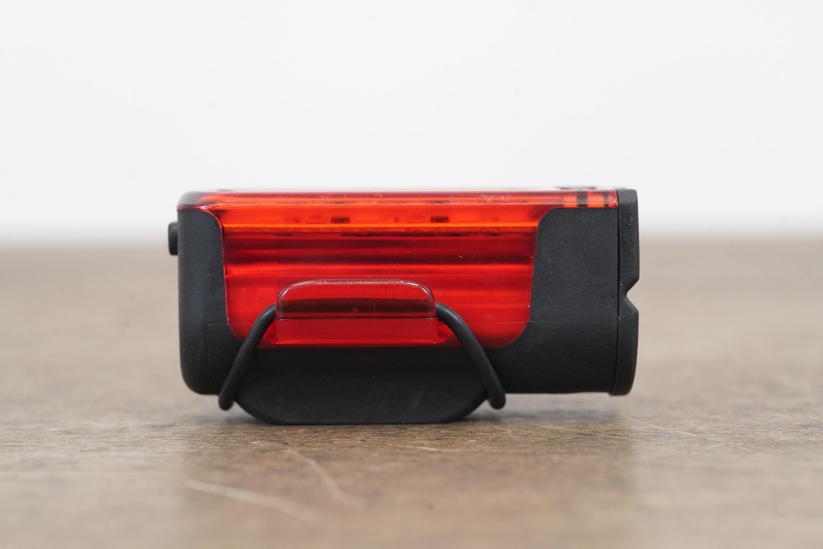 Red Lezyne Strip Pro 400+ USB Led Rear Light + Mount Cycling Road Gravel CX Bike