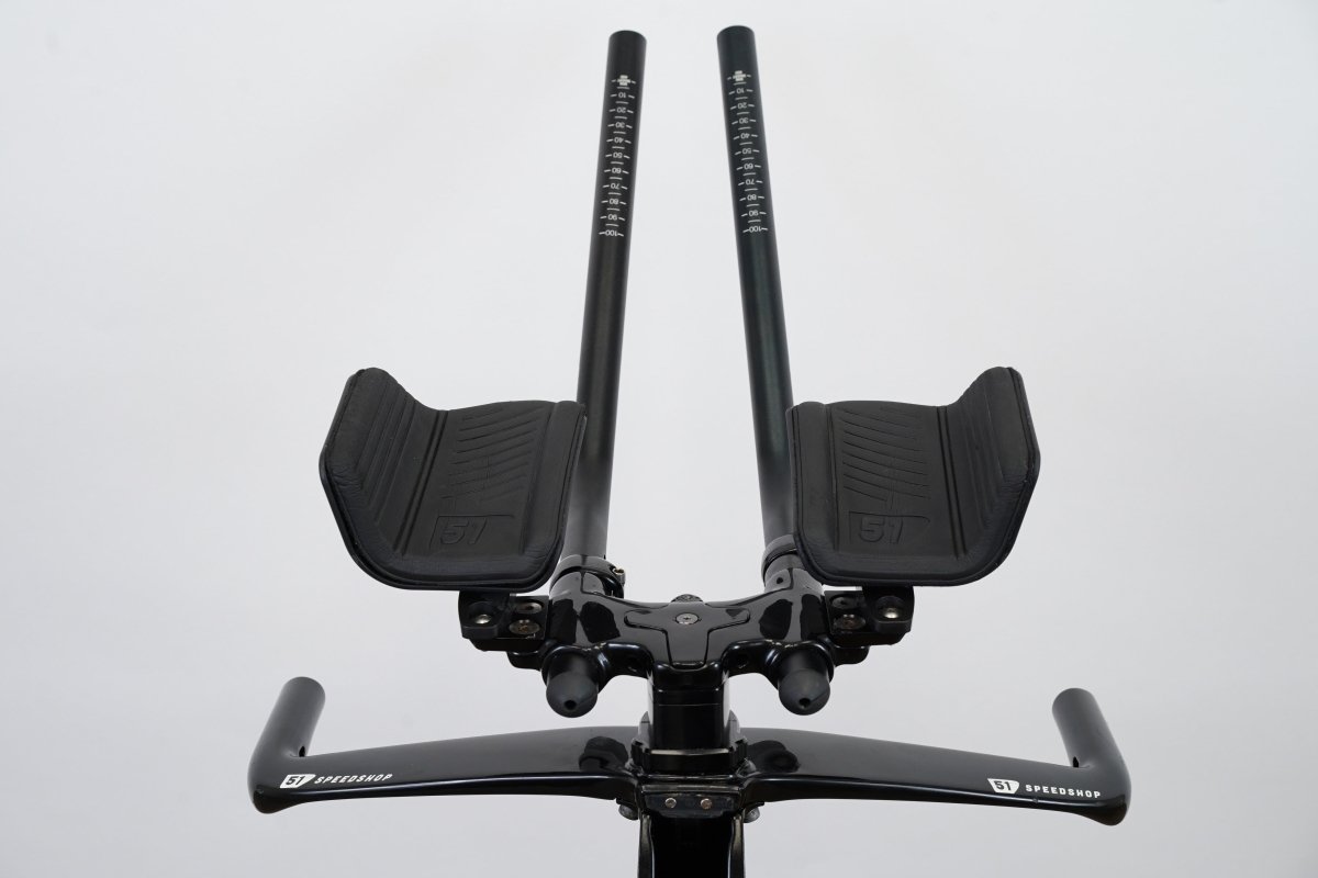 S (Small) Factor Slick Carbon Rim Brake Road Frameset + Cockpit