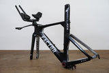 S (Small) Factor Slick Carbon Rim Brake Road Frameset + Cockpit