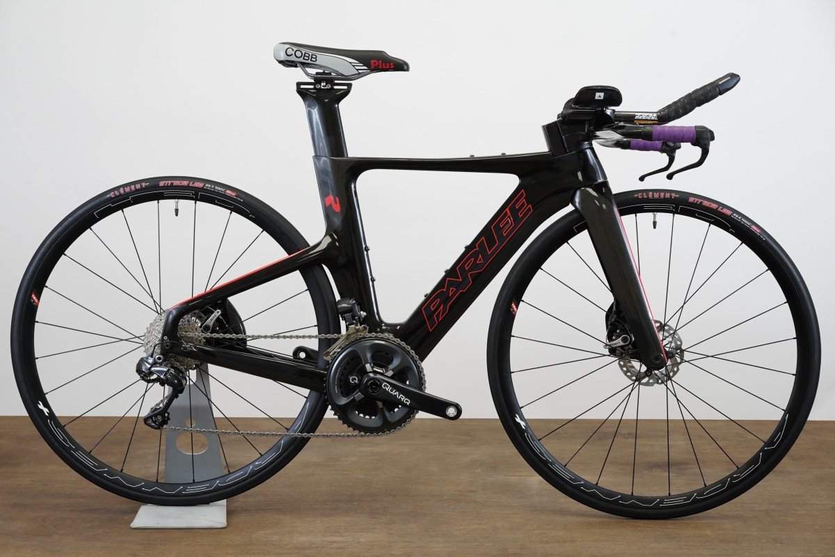 S (Small) Parlee TTiR Ultegra Di2 Quarq HED Ardennes LT Carbon Disc TT Triathlon Bike