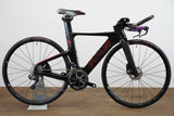 S (Small) Parlee TTiR Ultegra Di2 Quarq HED Ardennes LT Carbon Disc TT Triathlon Bike