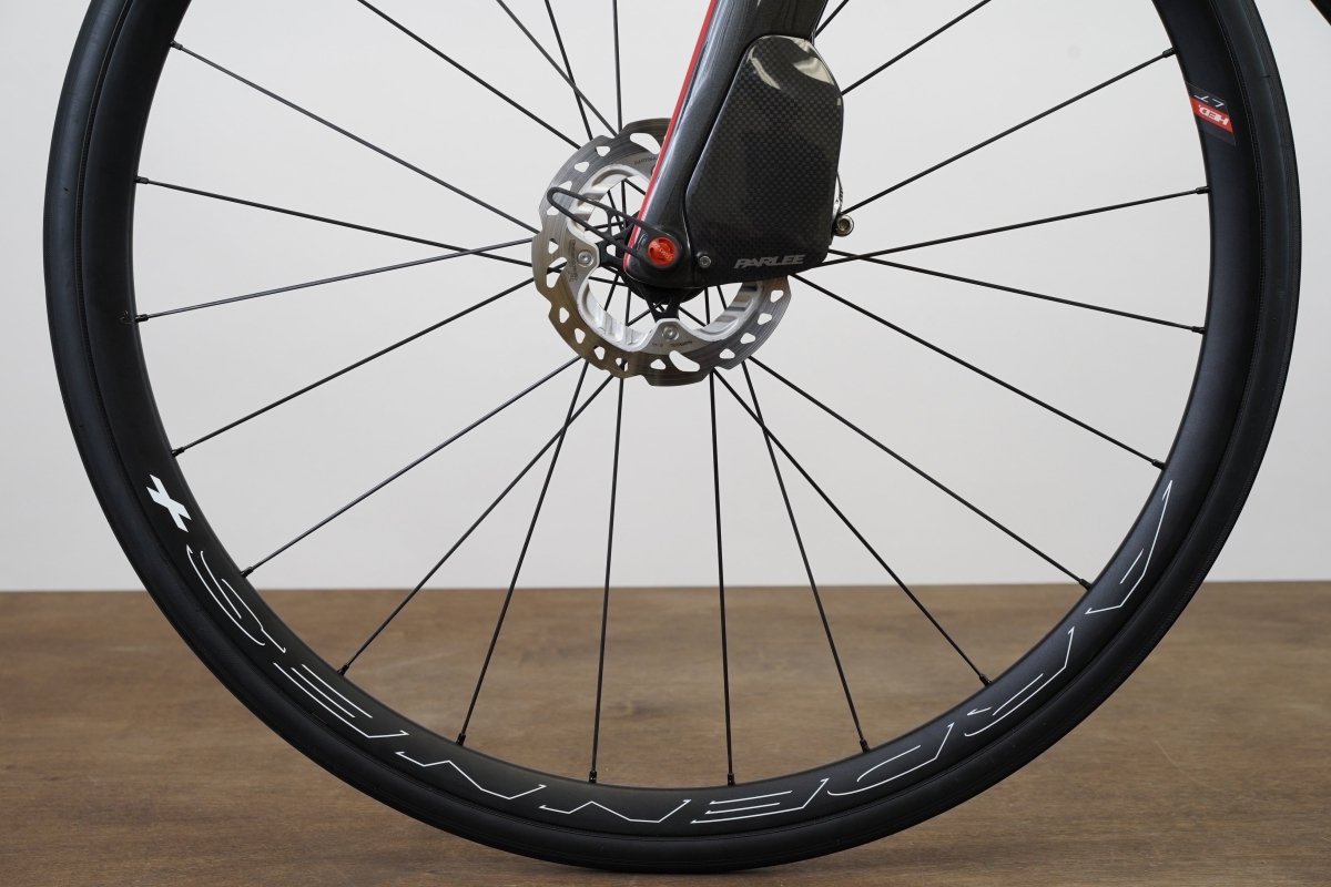 S (Small) Parlee TTiR Ultegra Di2 Quarq HED Ardennes LT Carbon Disc TT Triathlon Bike