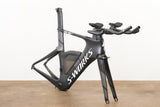 S (Small) Specialized S-WORKS SHIV Carbon Rim Brake TT Triathlon Frameset + Cockpit