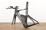 S (Small) Specialized S-WORKS SHIV Carbon Rim Brake TT Triathlon Frameset + Cockpit