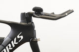 S (Small) Specialized S-WORKS SHIV Carbon Rim Brake TT Triathlon Frameset + Cockpit