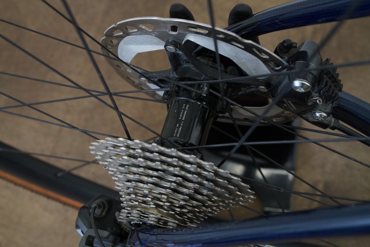 S (Small) Time Alpe d’Huez X Shimano GRX 2x11 Di2 4iiii Power Meter Hunt Gravel Bike