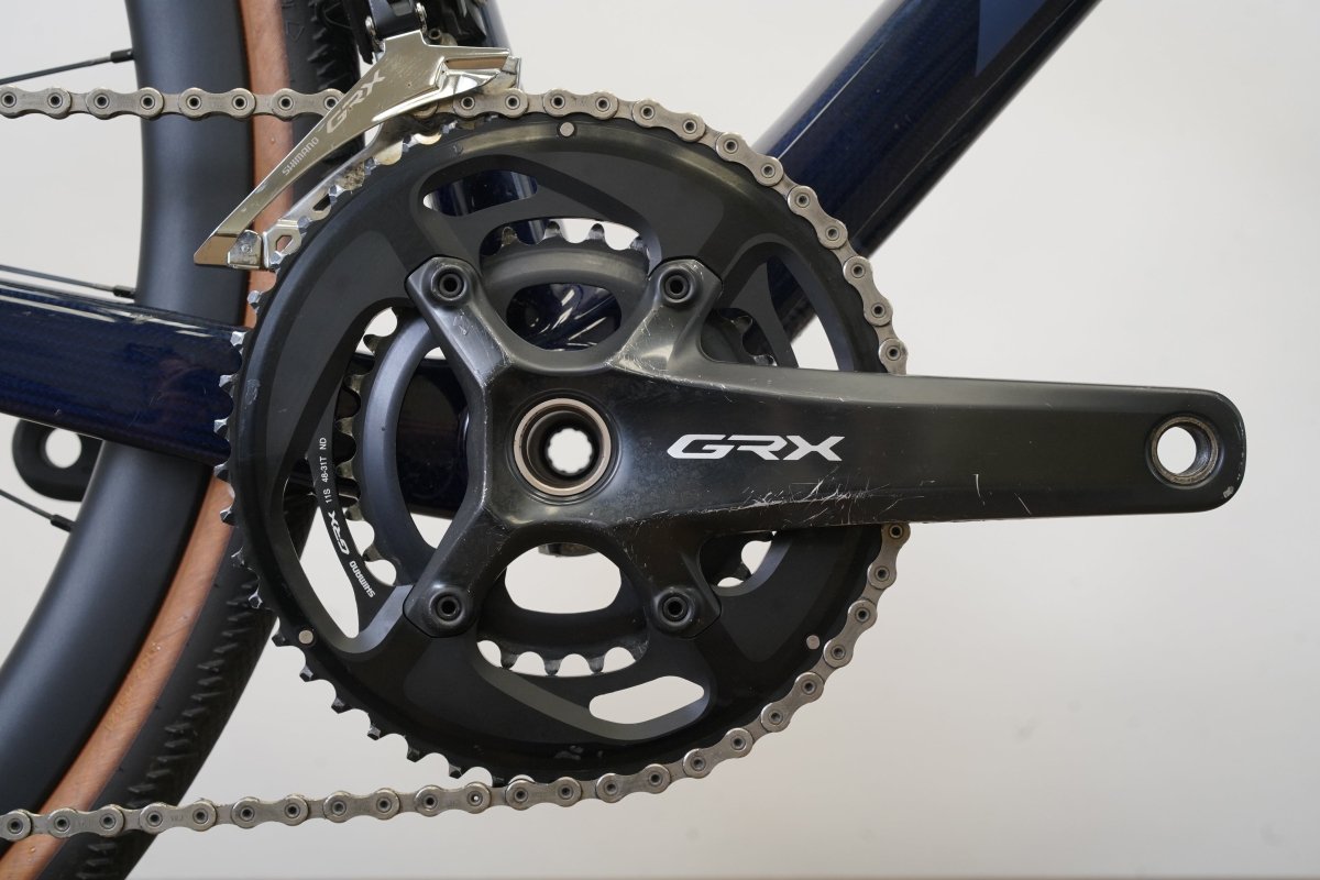 S (Small) Time Alpe d’Huez X Shimano GRX 2x11 Di2 4iiii Power Meter Hunt Gravel Bike