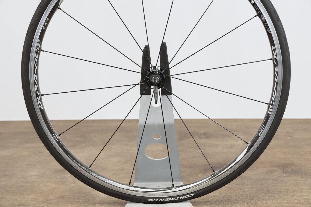 【前後セット】SHIMANO DURA-ACE WH-9000 C24 Shimano Dura-Ace WH-9000 C24 Carbon Clincher Rim Brake Wheelset 11